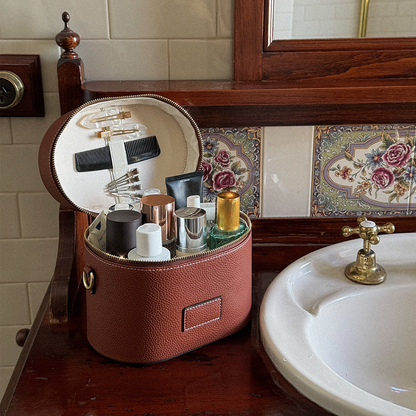 Oval Toiletry Case