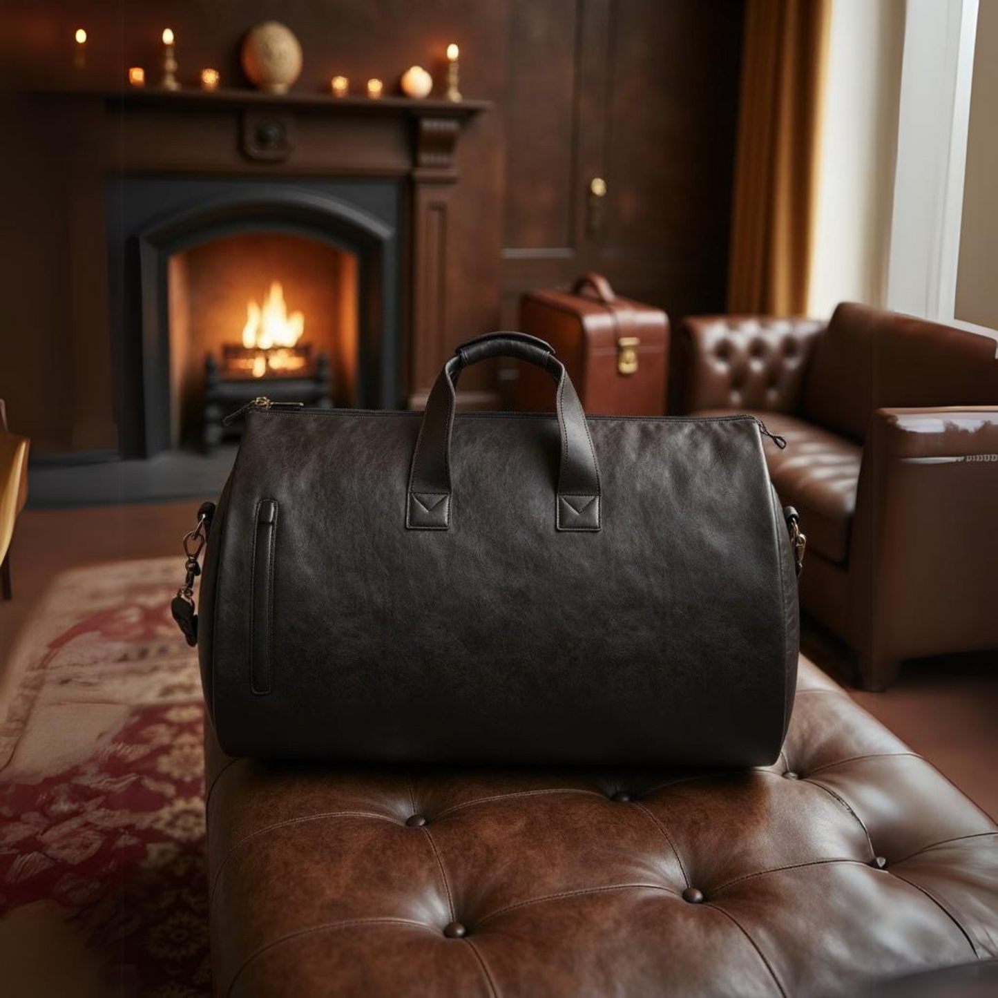 Leather Duffel Bag